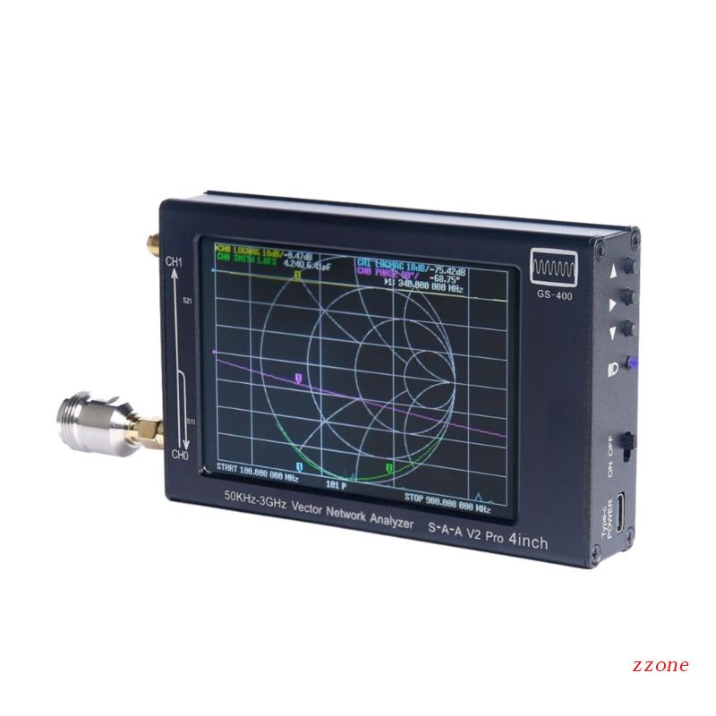 Zzz GS400 Alat Analisa Antena SAA-2N NanoVNA 3Ghz Dengan Layar LCD Sentuh 4 &quot;