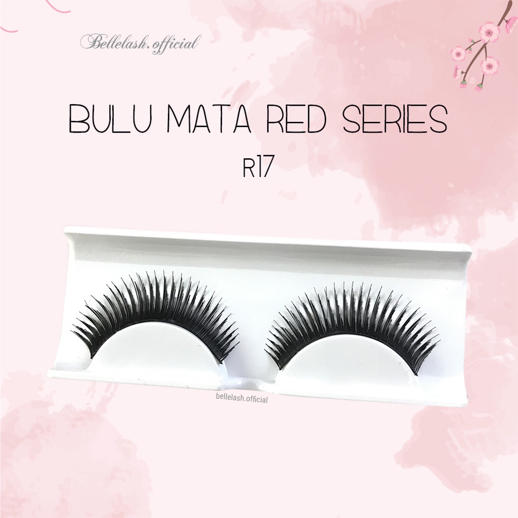 R17 Bulu Mata Palsu Handmade Natural False Eyelash Eye Lashes Belle Eyelashes Lusinan