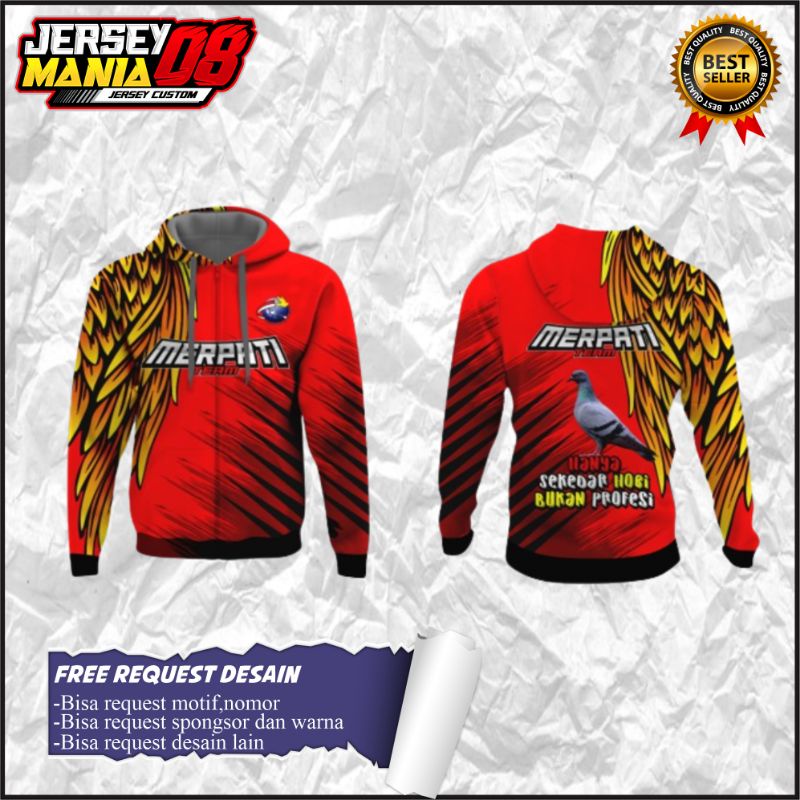 JERSEY JAKET MERPATI CUSTOM