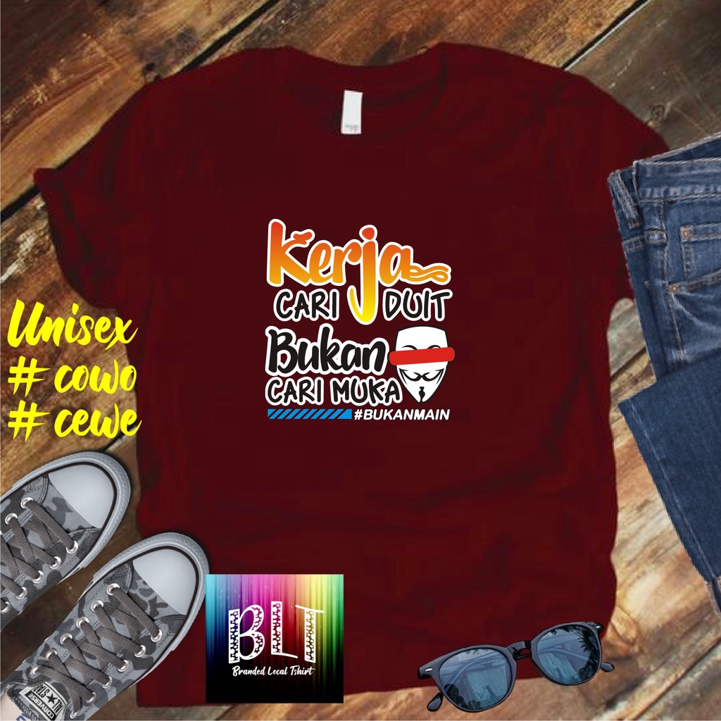 Cod/Promo Diskon Kaos DTF kERJA CARI DUITlolos  Kaos Terlaris Kualitas Terjamin/Kaos Murah/Kaos Cotton 30s/Kaos katun/Pakaian Pria pakaian Wanita/Kaos Distro Pria/Kaos Pakaian Pria Dan Pakaian Wanita/Kaos Kata2 Lucu/Kaos Viral/Kaos Promo/Best Seller