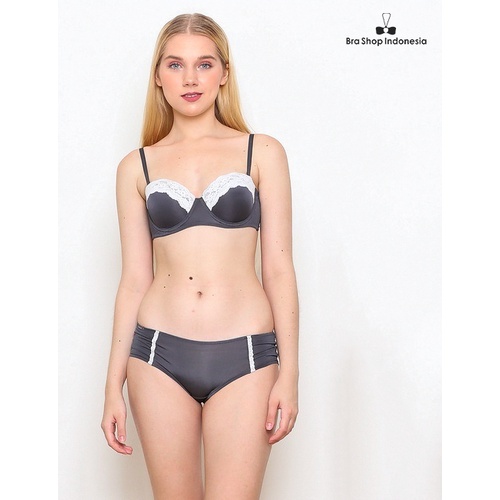 Bra FMN Ariel Balconette Lace Iron Grey