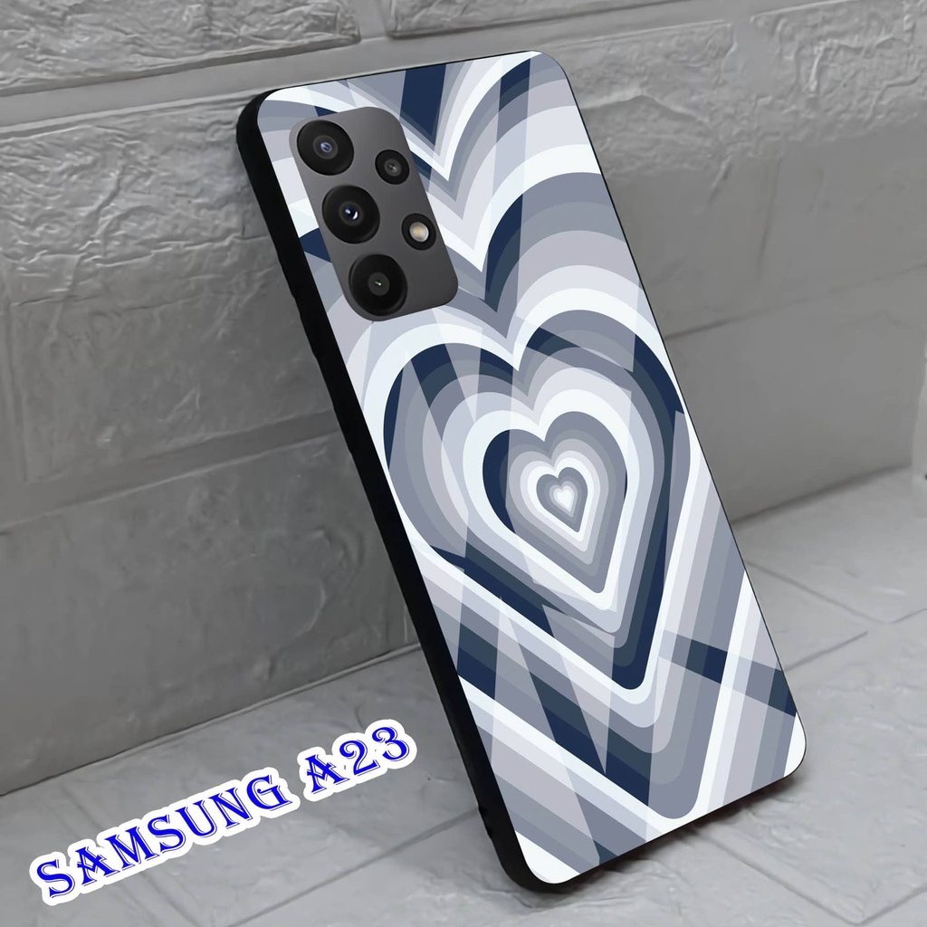 Softcase Kaca For SAMSUNG A23 - Case Handphone SAMSUNG A23 [T55].
