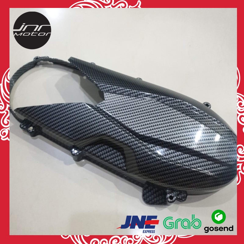 COVER TUTUP BAK CVT VARIO 125 150 LED CARBON KARBON KEVLAR