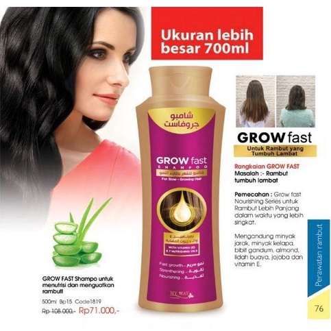 SHAMPOO GROWFAST 500ML FROM MYWAY