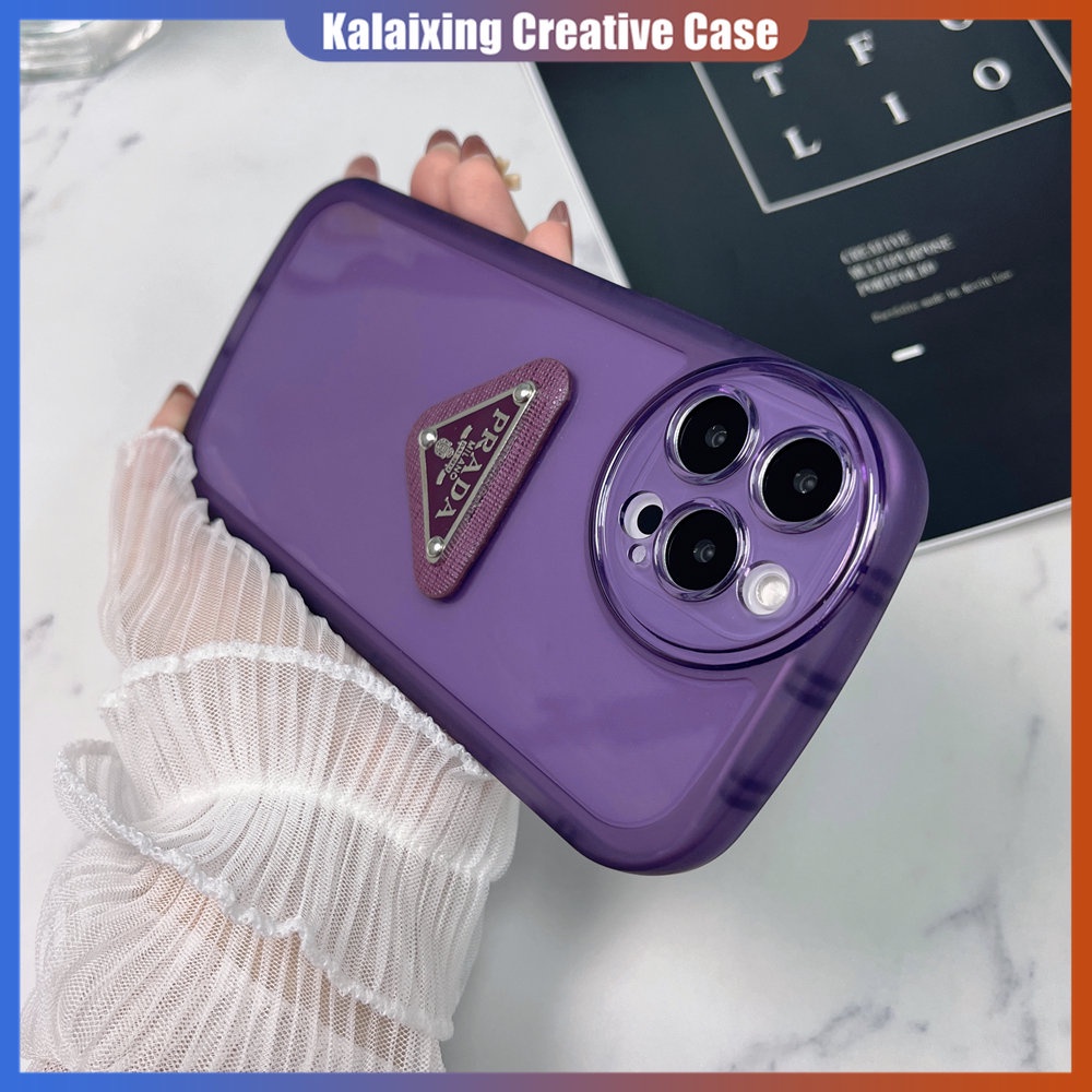 Soft Case Desain Prada 3D Warna Permen Untuk iPhone 14 Pro Max 13Pro 12promax 11Pro X Xs Max Xr