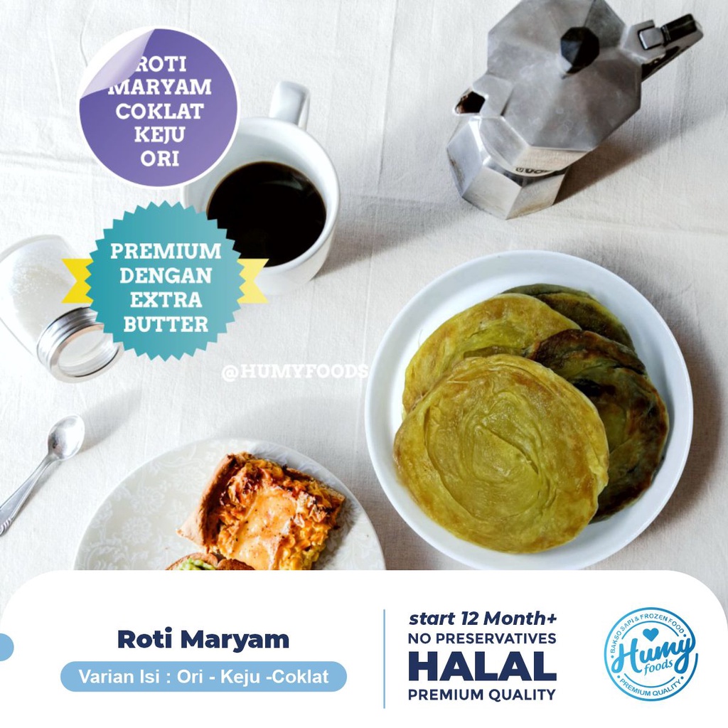 ROTI CANE MARYAM PREMIUM EXTRA BUTTER (5PCS) No Pengawet