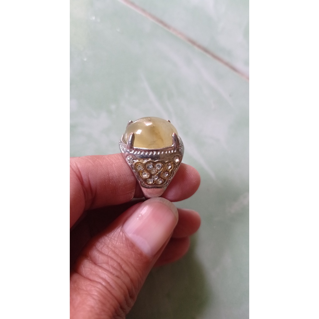 Cincin Batu Giok Aceh Natural