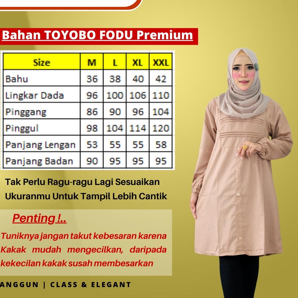 TTE.18Oc22ᶜ ◦ Baju Tunik Polos Bahan Katun Toyobo Premium Muslim Wanita2021 Kekinian Santri Remaja A