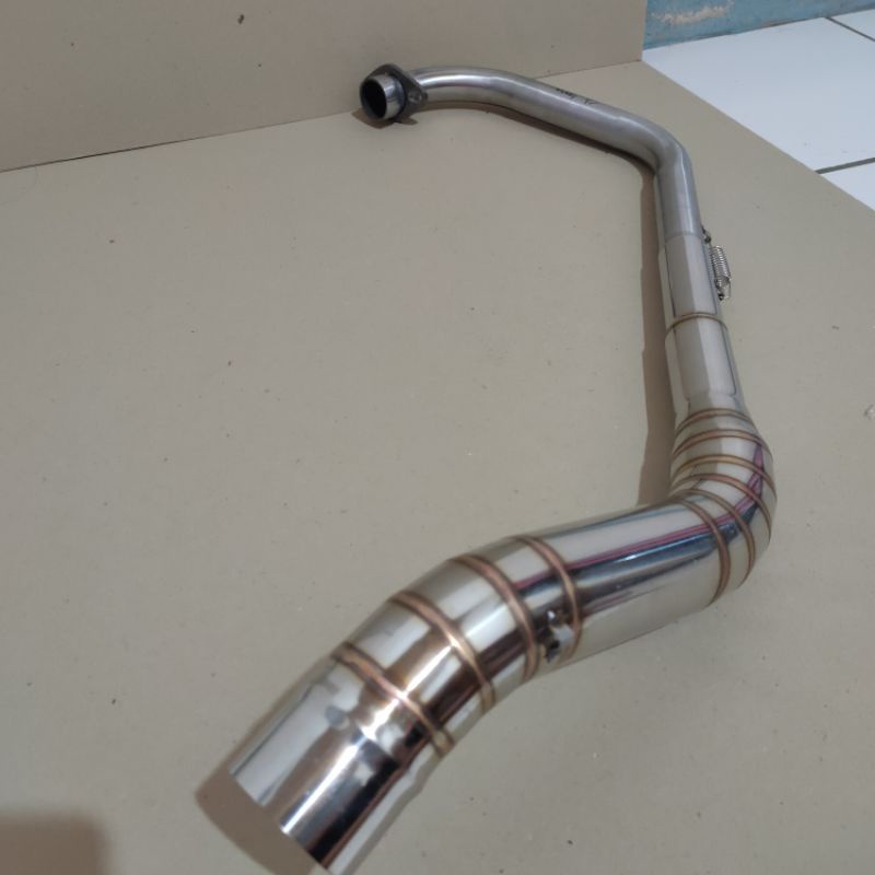 termurah pipa leher knalpot Vixion CBR150R facelift new CB150R satria Fu dll