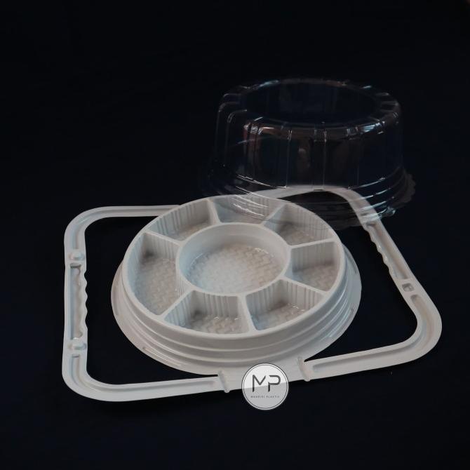 NEW Mika Tumpeng Mini GAGANG SEKAT 8 PUTIH /Tumini dapur solo -50pcs