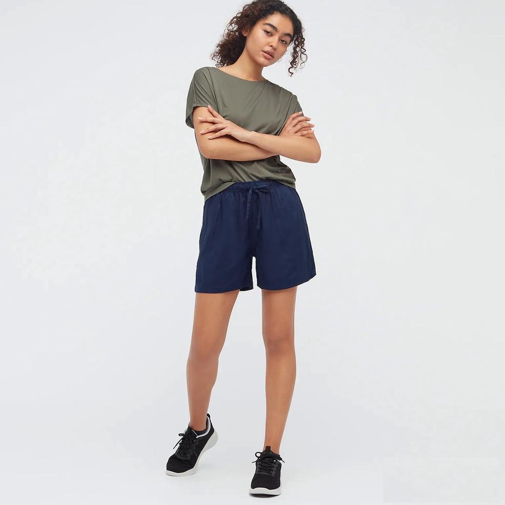 Celana Pendek Jumbo Short Pants Wanita Uniqlo Relaco "LTU.18Oc22ᴾ"