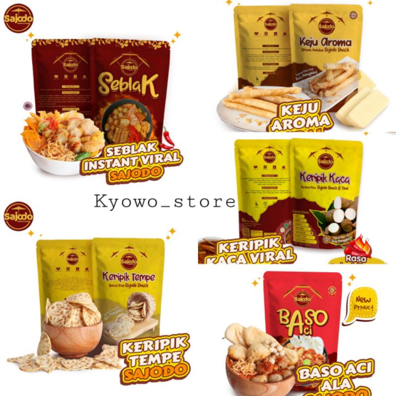 

sajodo snack seblak baso aci keju aroma keripik tempe