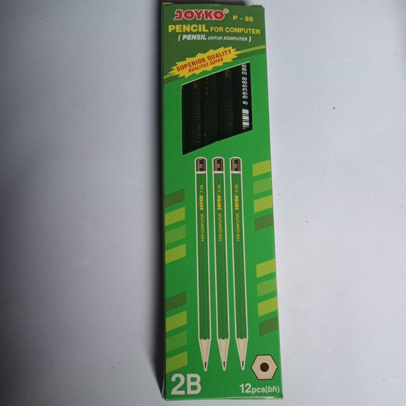 

Pensil 2B joyko P-88 Hijau (12PCS)
