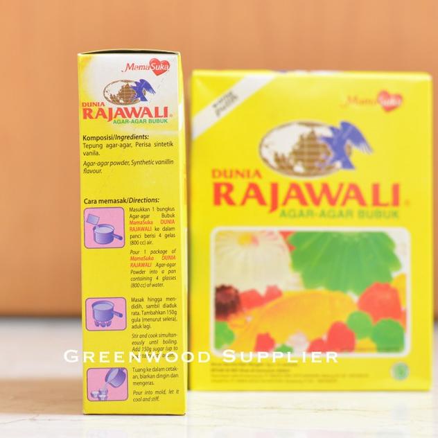 

MALL Agar Agar Bubuk Putih Dunia Rajawali - 1 Box (12 Sachet) !!!