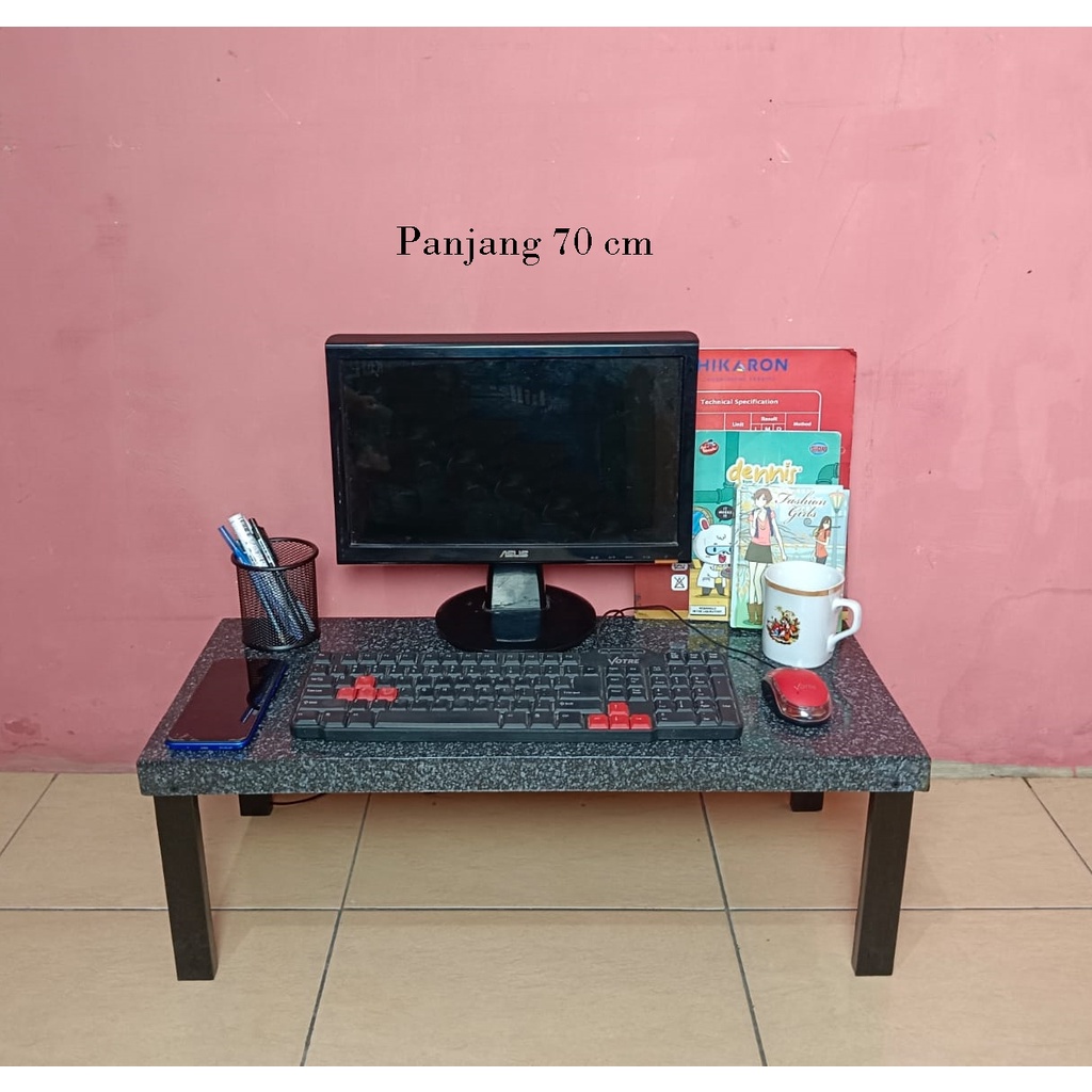 Meja Laptop Meja Komputer PC Portable Lesehan Murah Minimalis