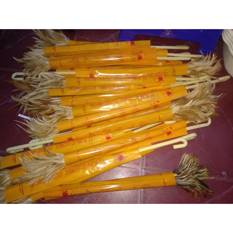 Kemoceng bulu ayam kecil super