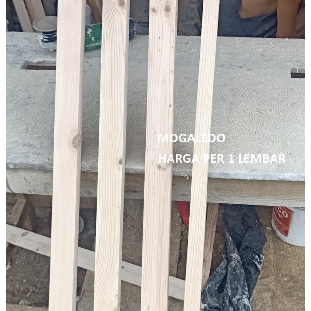 PAPAN JATI BELANDA 30X7X1,5CM SUDAH DIAMPLAS HALUS