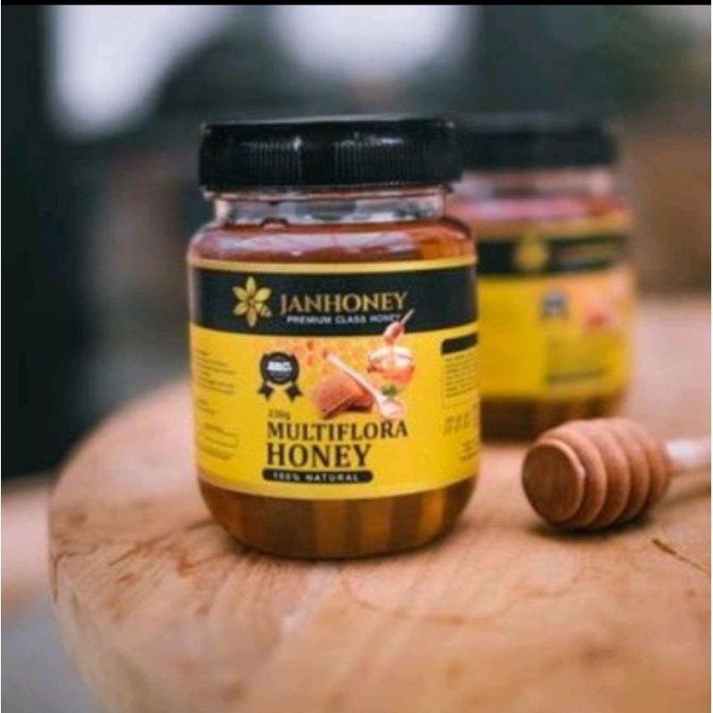 

JANHONEY Madu Murni MultiFlora 230gram Premium Quality Organic