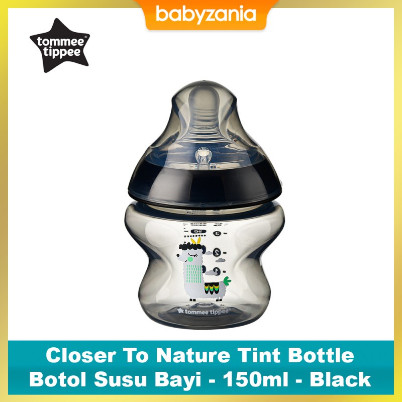 Tommee Tippee Botol Susu Bayi PP Decor Bottle 150 ml - Black