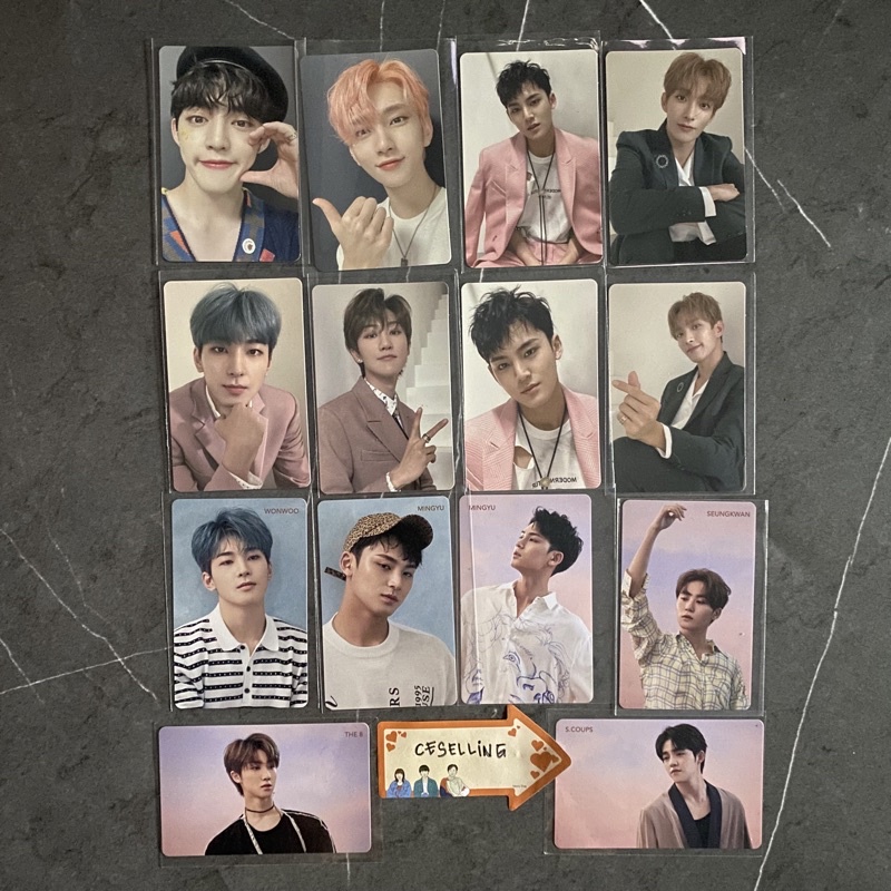 SEVENTEEN - Fallin’ Flower Japan 2nd Single Official Album Photocard & HMV (S.Coups Joshua Jun Hoshi