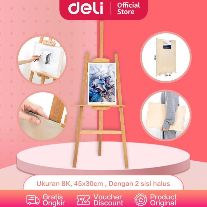 

[COD] Deli Sketching Board / Papan Lukis Papan Gambar 2 Sisi Ukuran 8K 73903 BERGARANSI Kode 960