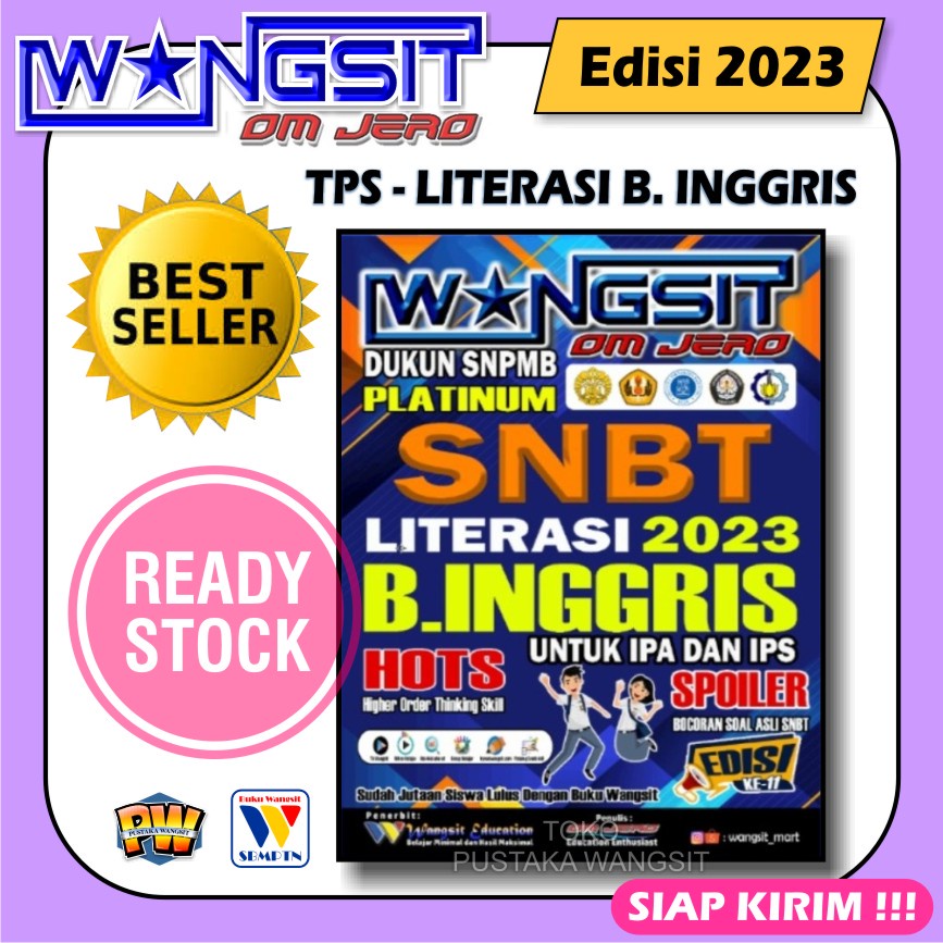 Jual Buku UTBK SNBT TPS 2023 / Buku Wangsit UTBK SNBT TPS LITERASI ...