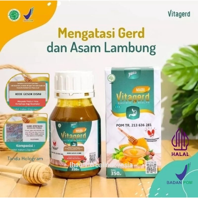 [1000%ORIGINAL]MADU VITAGERD ATASI GERD DAN ASAM LAMBUNG ATASI MAGH KRONIS MAH KRONIS ASAM LAMBUNG O