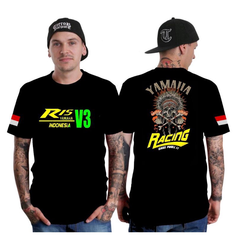 Kaos Distro Yamaha R15 V2 dan V3 Racing