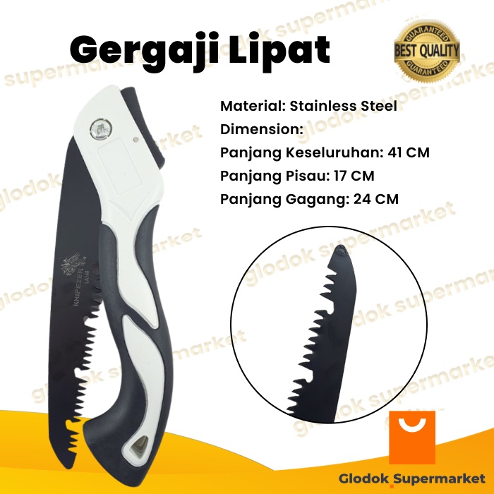 Gergaji Lipat Portable Knifezer Waist Saw LA146