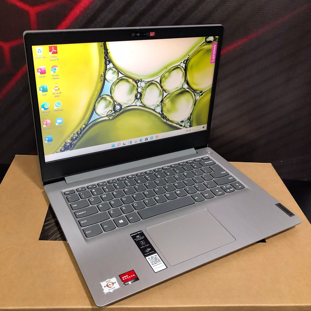 LENOVO IDEAPAD SLIM 3 14 ATHLON SILVER 3050 8GB 256SSD WINDOWS 11 LAYAR  14.0FHD GARANSI 2TAHUN