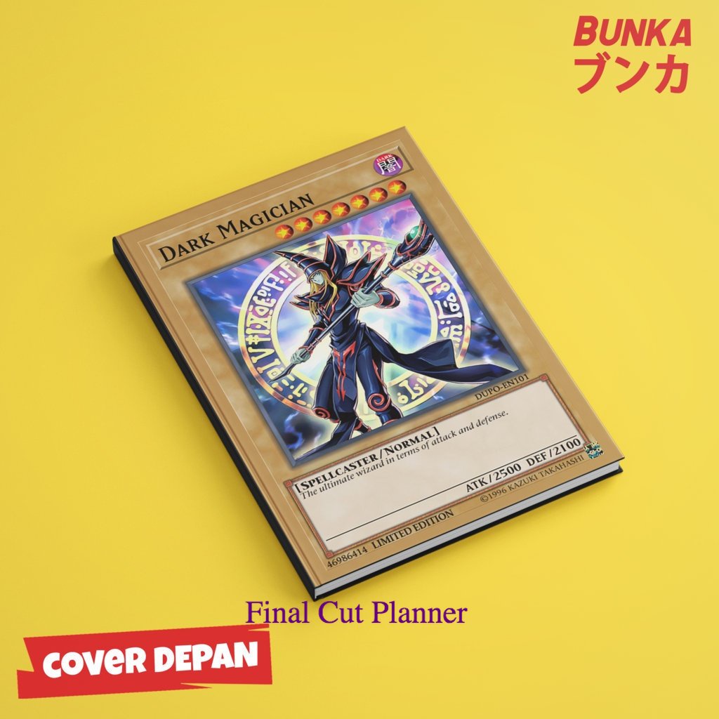 

Notebook Yu Gi Oh Dark Magician Hardcover A5 Skin Buku Tulis Catatan Notes Agenda Planner Jurnal .