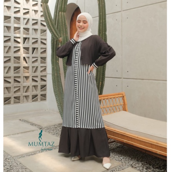 Gamis amora amoora yuki korean style Itycrepe sovia reyna ori mumtaz semiwoll mix itycrepe square diy estetik model