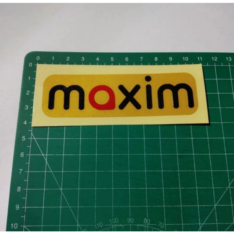 cutting stiker maxim