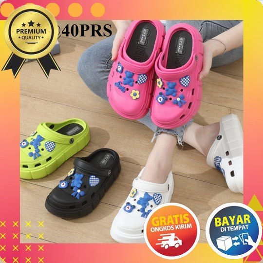 Sandal Bakpao Wanita Sandal Baim Import Sandal Baim Wanita Sandal Kodok Wanita Sendal Jelly Slip On 