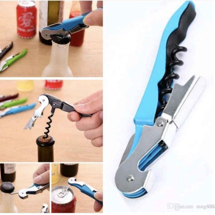 Corkscrew Wine Opener Alat Pembuka Botol Wine Bukaan Botol Murah