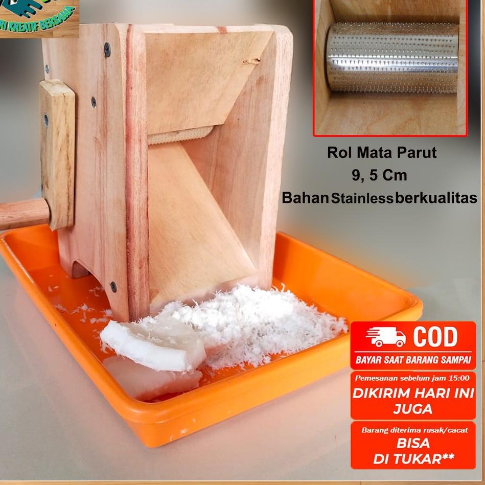 PARUTAN KELAPA MANUAL / SERUTAN KELAPA / SINGKONG/ BAHAN MAKANAN / SERBAGUNA SUPER MARUD PENGIRIS / 