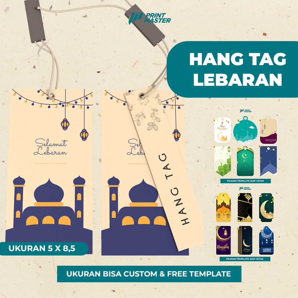 Hang Tag Ramadhan / Hang Tag Idul Fitri / Hang Tag Lebaran
