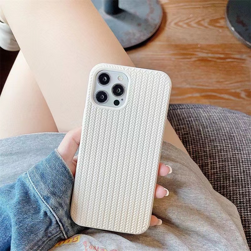 Casing Silikon Tekstur Cair Anti Slip Untuk IPhone 11 12 13 14 Pro MAX X XS MAX XR 7 8 Plus