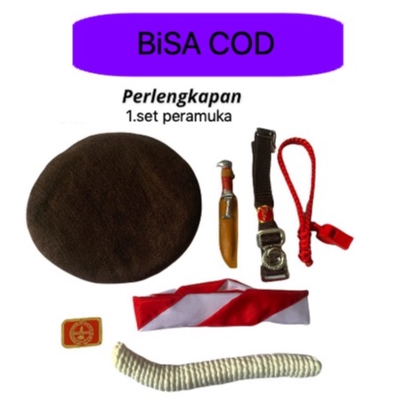 Alat Perlengkapan Pramuka Cowok Cewek Lengkap Sekolah SD.1-3