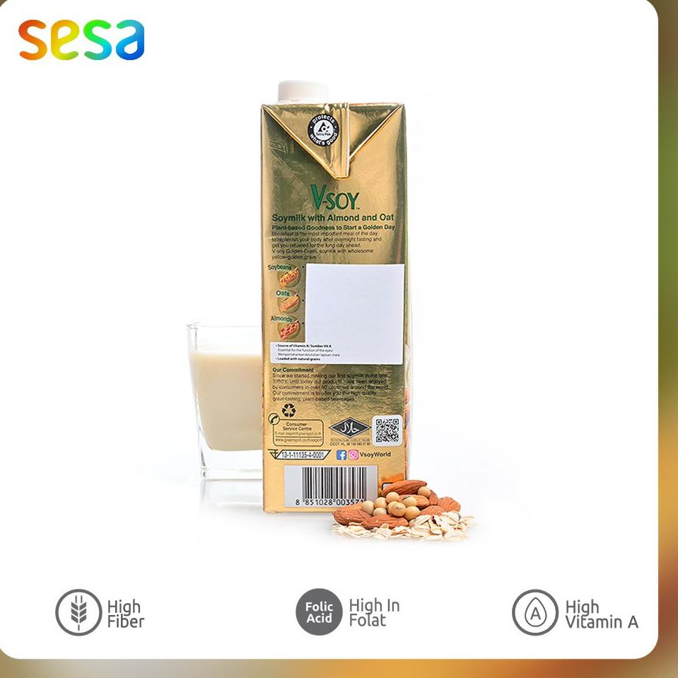 

Terlaris V-Soy - Soya Bean Milk Golden Grain 1 Liter .!