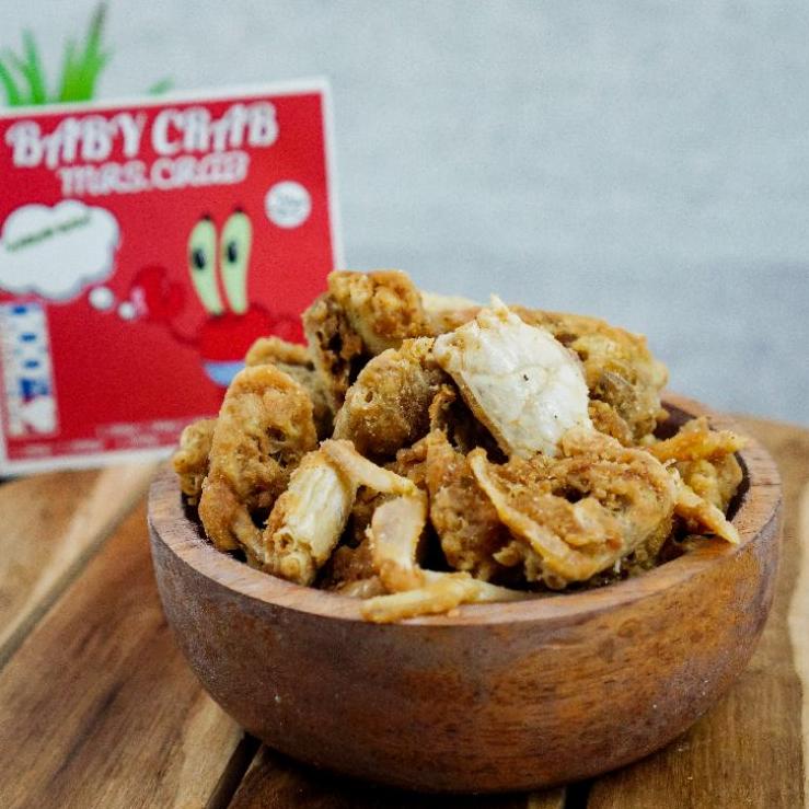 

Masih fresh--BABY CRAB KRISPY 250 GR / CEMILAN SEHAT / CEMILAN VIRAL / KERIPIK KEPITING / SEHAT/ SNACK SEAFOOD