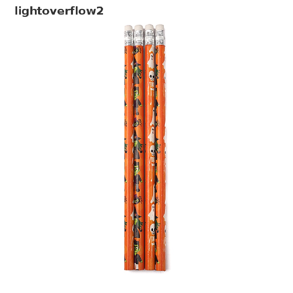 (lightoverflow2) 10pcs / Set Pensil Motif Halloween Untuk Hadiah Anak