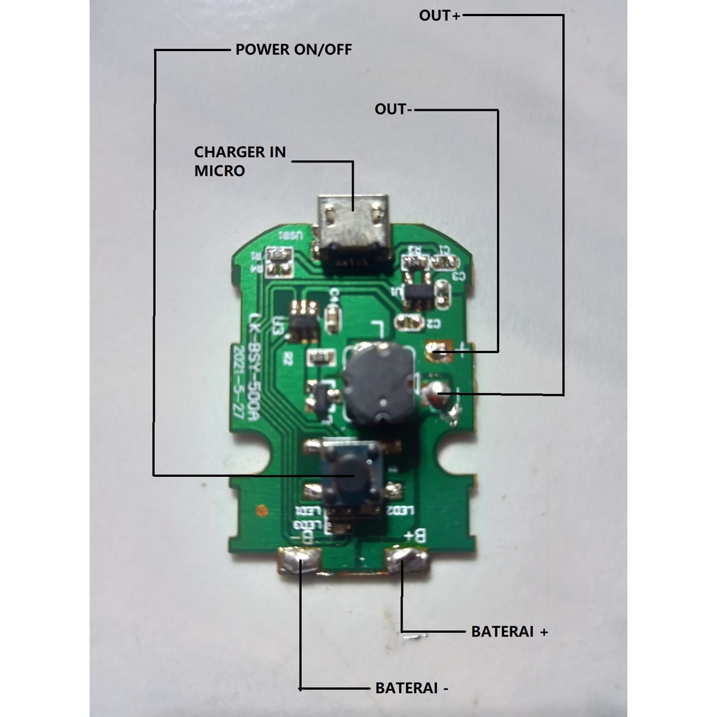 MODUL MODULE CHARGER MODUL LAMPU EMERGENCY DC 1-5 WATT COCOK UNTUK DIY DAN BELAJAR MERAKIT ELEKTRONI