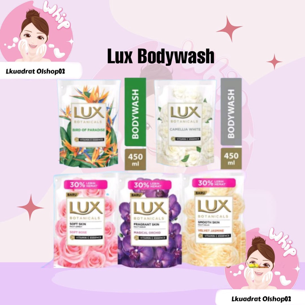 Lux Bodywash /Sabun Mandi Cair 450ml