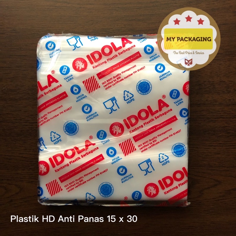 Plastik HD anti panas 15x30 plastik sayur kuah tahan panas 250gr