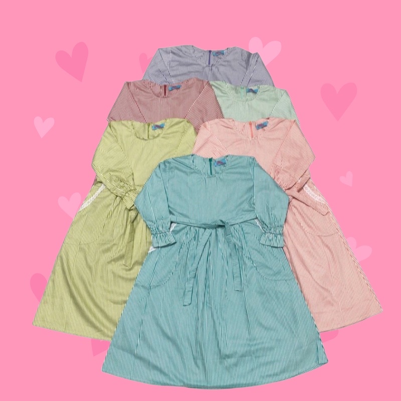 Kiky Collection Gamis Anak Perempuan Katun Jepang Ory 5-6 Tahun
