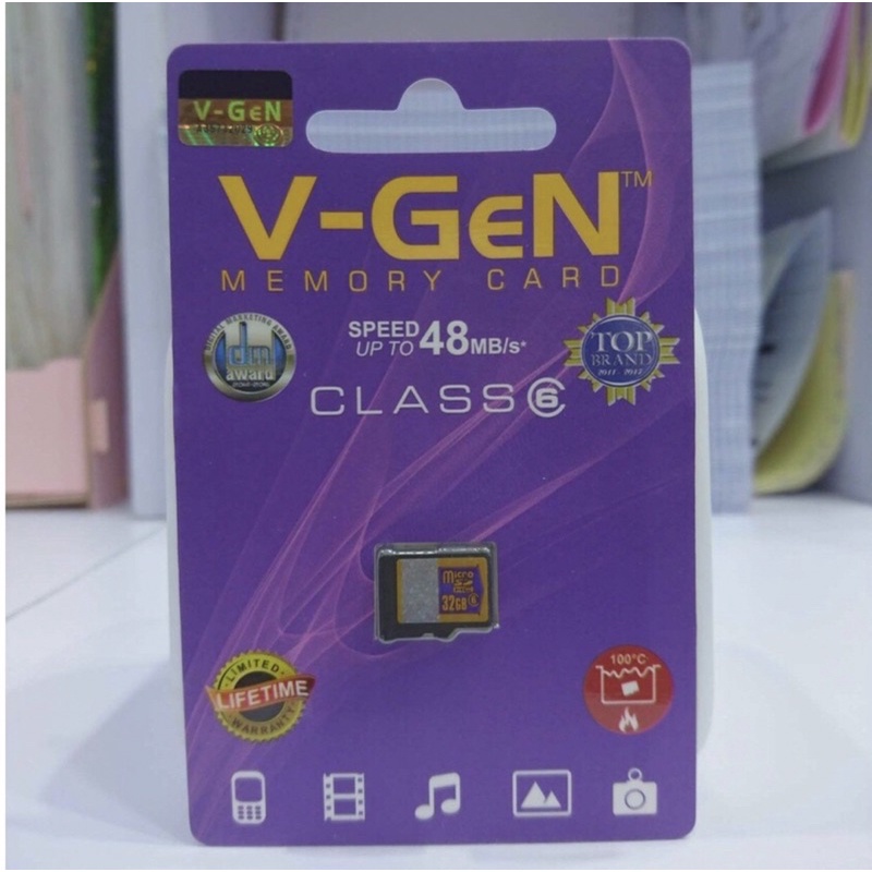 Memory V-gen Class 6 Series Garansi Live Time