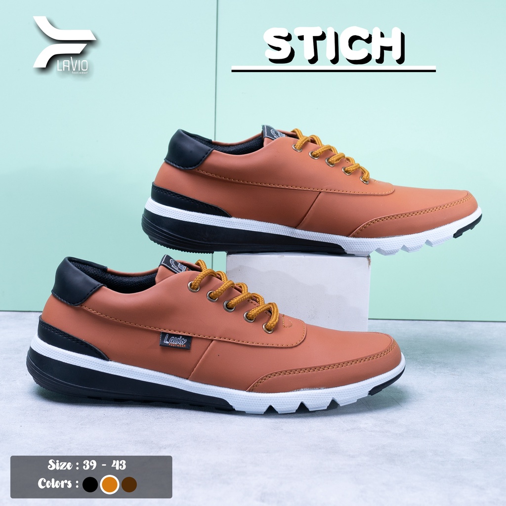 Sepatu Casual Pria Original Branded Keren Kekinian Lavio Stich