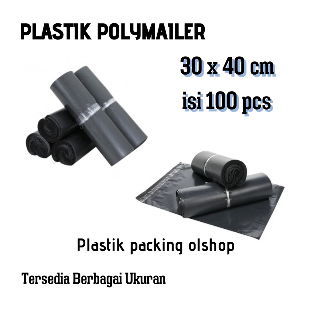 

Plastik Polymailer 30 x40 cm /HitamPlastik Packing Online Shop Perekat Harga Ekonomis