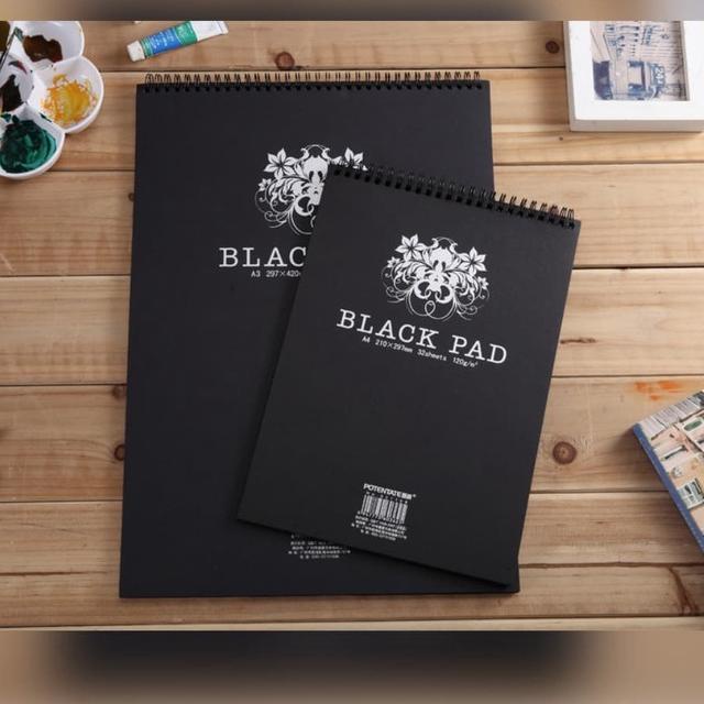 

Murah Ekonomis Potentate Black Paper Wire Sketch Book A4 - 120gsm